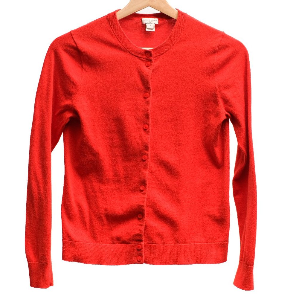 J. Crew Caryn Cardigan - Orange